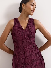 Phase Eight Red Amanda Dress - Image 4 of 7