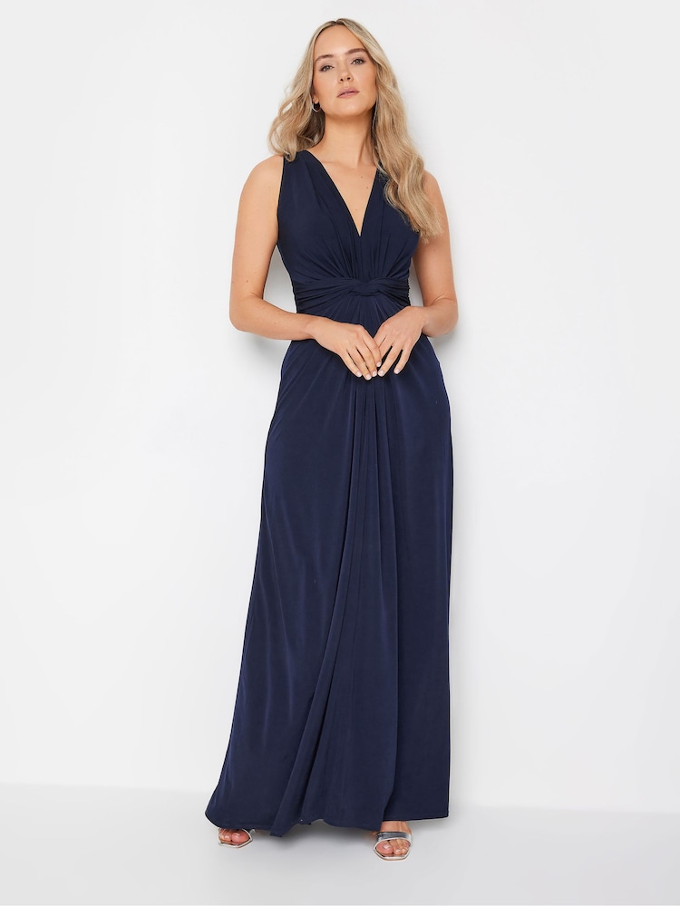 Long Tall Sally Blue Knot Front Maxi Dress - Image 1 of 5