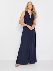 Long Tall Sally Blue Knot Front Maxi Dress - Image 2 of 5
