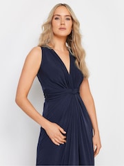 Long Tall Sally Blue Knot Front Maxi Dress - Image 4 of 5