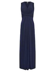 Long Tall Sally Blue Knot Front Maxi Dress - Image 5 of 5