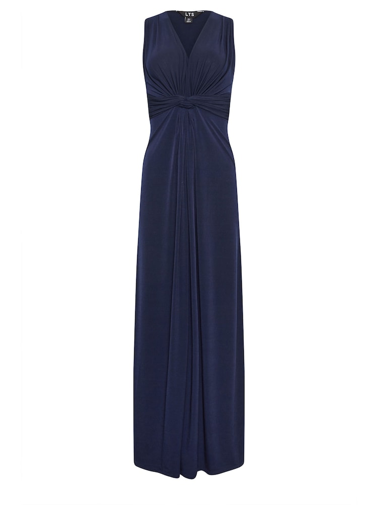 Long Tall Sally Blue Knot Front Maxi Dress - Image 5 of 5