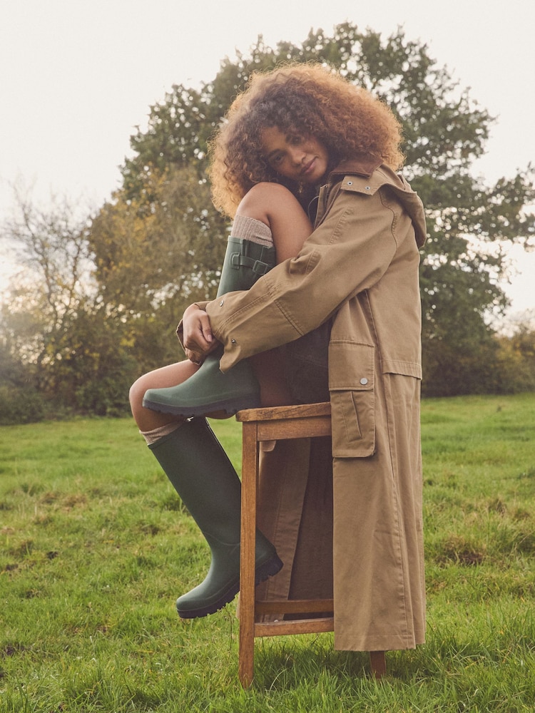 Khaki Knee High Wellies - Image 3 of 9