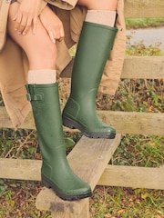 Khaki Knee High Wellies - Image 4 of 9
