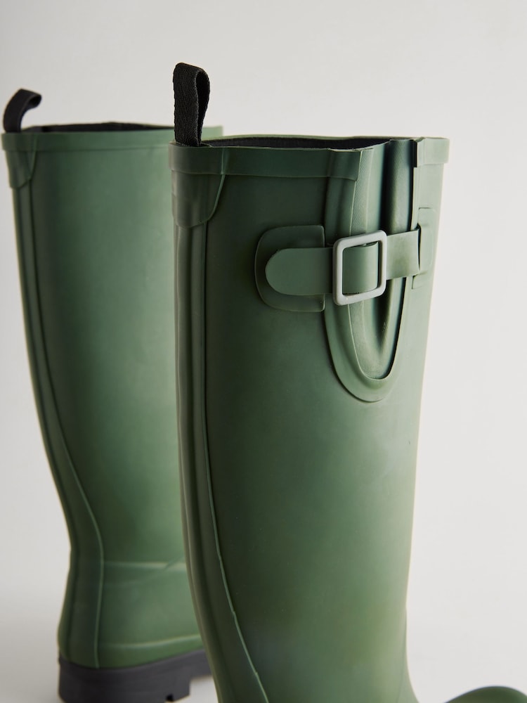 Khaki Knee High Wellies - Image 7 of 9