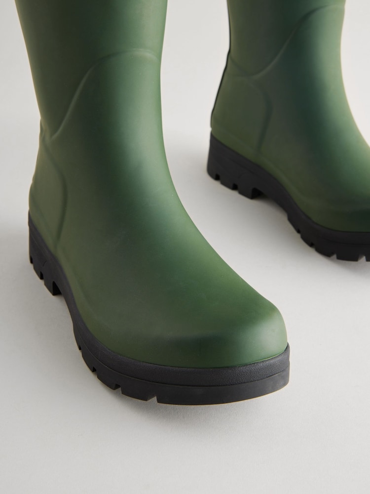 Khaki Knee High Wellies - Image 8 of 9