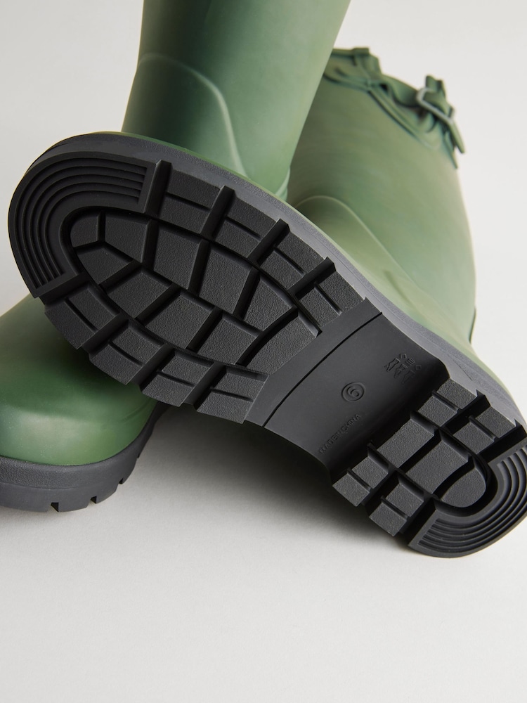 Khaki - Knielange Gummistiefel - Bild 9 von 9 Khaki - Knielange Gummistiefel - Bild 9 von 9
