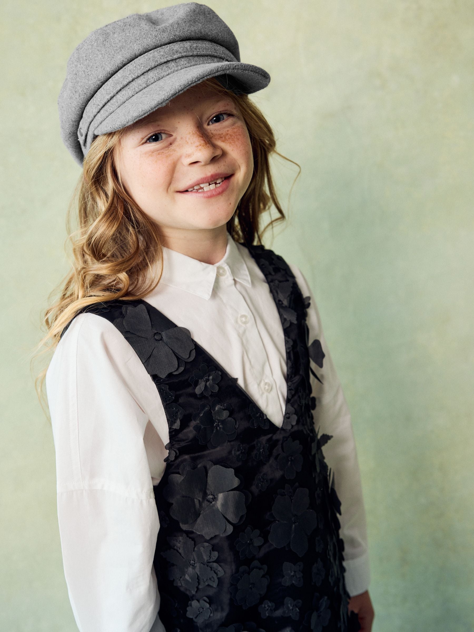 Baker boy hat grey 2025