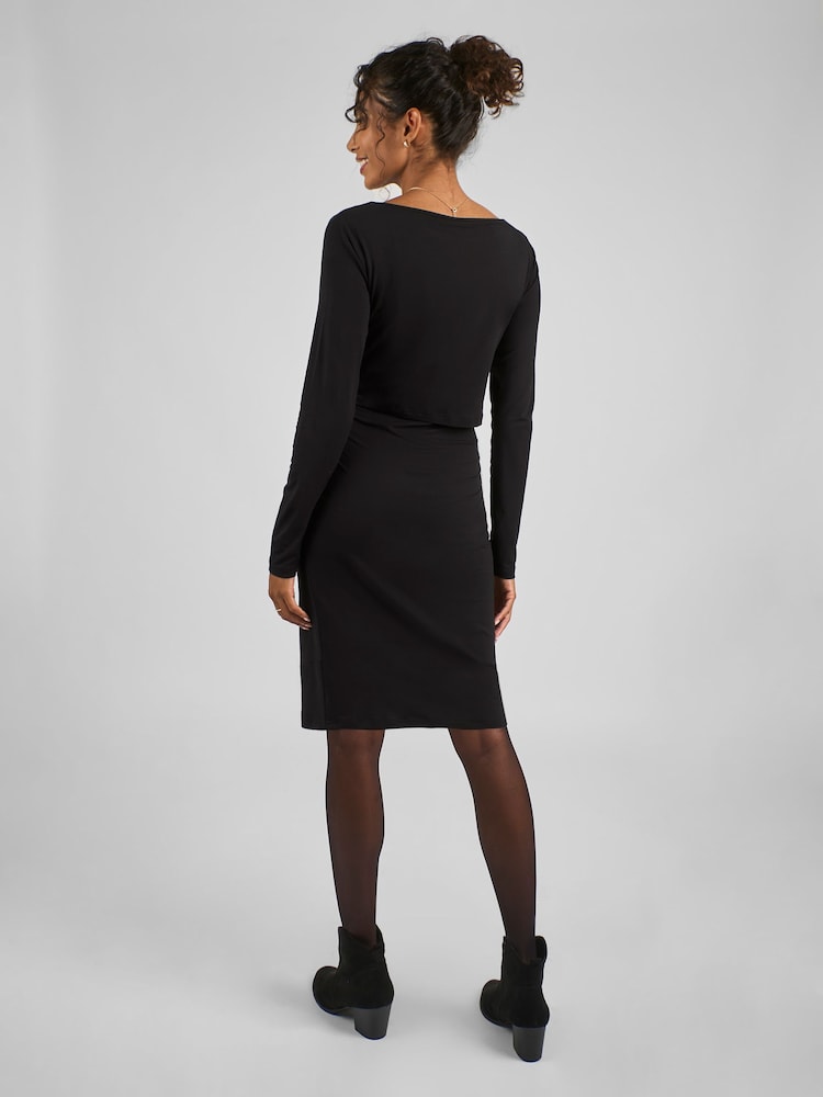 JoJo Maman Bébé Maternity & Nursing Jersey Dress - Bild 2 von 4