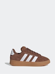adidas Brown Grand Court Alpha 00's Trainers - Image 1 of 8
