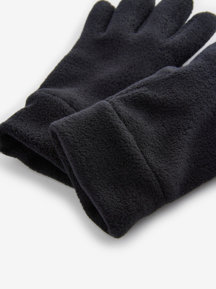 Black Fleece Gloves (3-16yrs) - Image 3 of 3