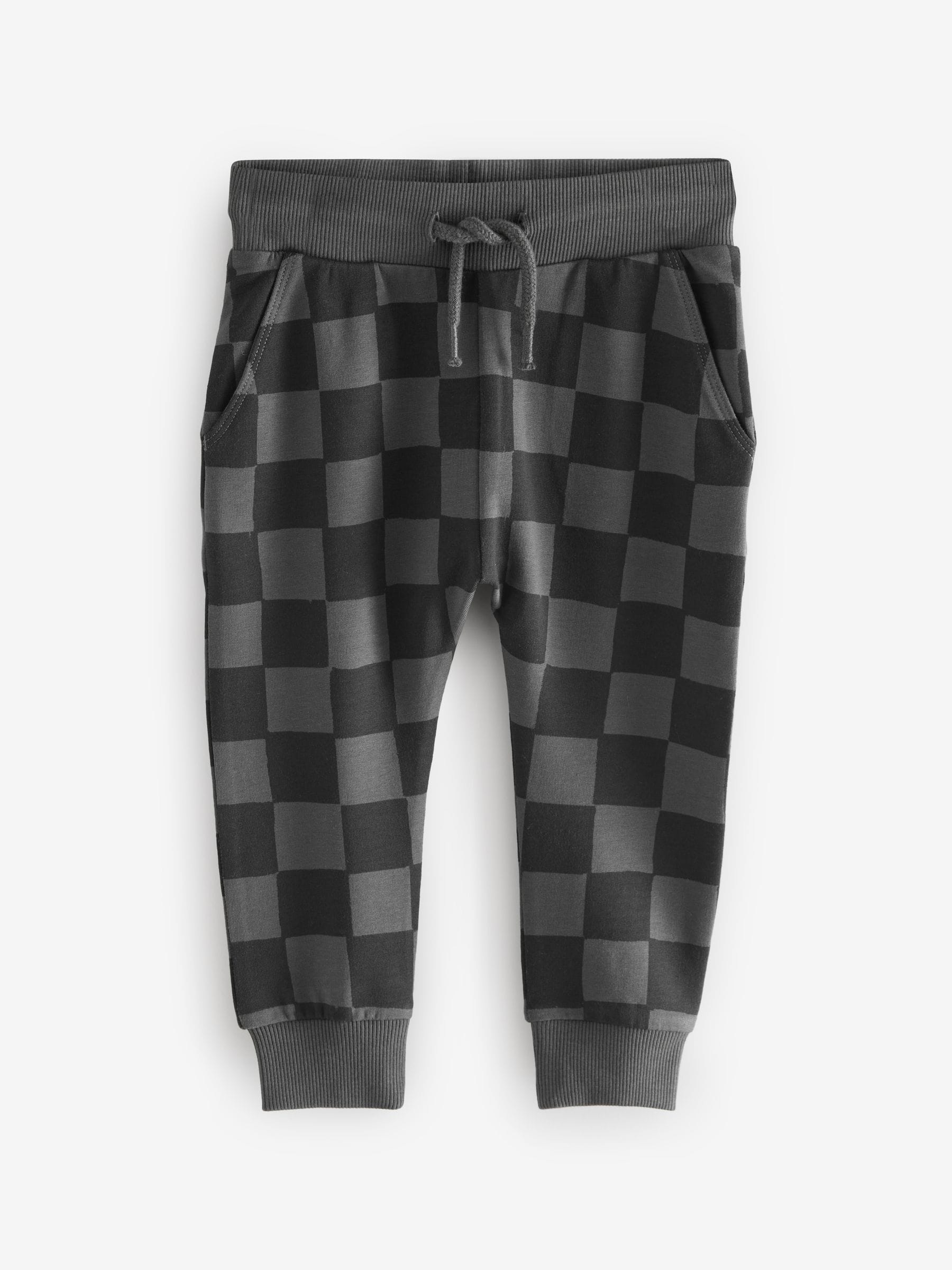 トップス neith. Gathered Track Pants(Black) Buy Black Checkerboard All-Over Print Utility Super Skinny