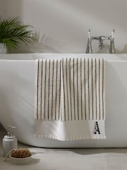 Natural Monogram Hand Towels with 100% Cotton - Image 1 of 3