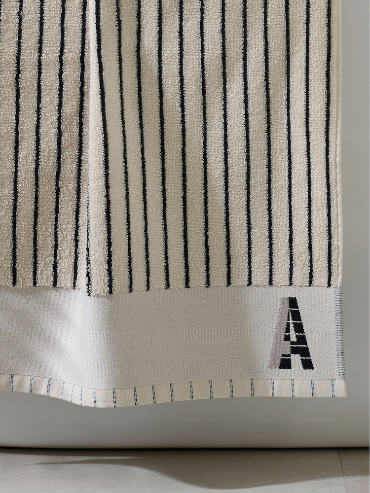 Natural Monogram Hand Towels with 100% Cotton - Image 3 of 3