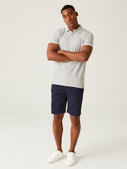فضي - Regatta Mens Tadeo II 100% Cotton Polo Shirt - صورة 3 من 7