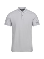 فضي - Regatta Mens Tadeo II 100% Cotton Polo Shirt - صورة 5 من 7