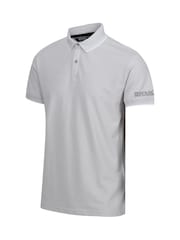فضي - Regatta Mens Tadeo II 100% Cotton Polo Shirt - صورة 7 من 7