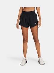 Nike Black One Dri-FIT Mid Rise 3" Brief Lined Shorts - Image 2 of 7