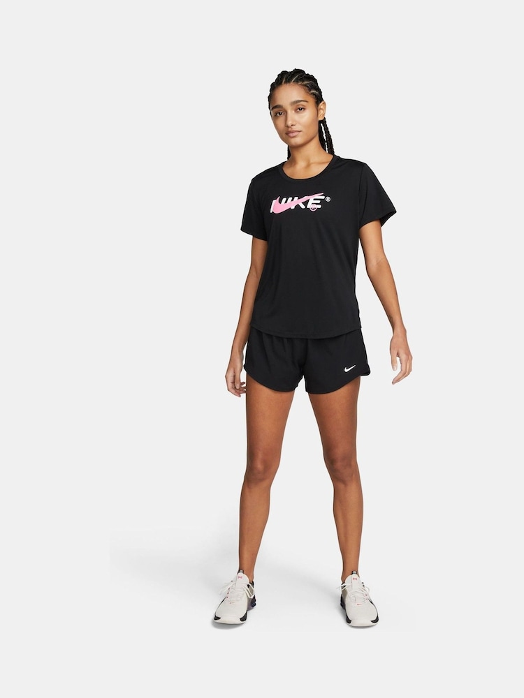 Nike Black One Dri-FIT Mid Rise 3" Brief Lined Shorts - Image 5 of 7