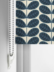 Orla Kiely Whale Blue Botanica Stem Made to Measure Roller Blinds - Image 3 of 6