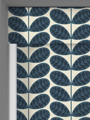 Orla Kiely Whale Blue Botanica Stem Made to Measure Roller Blinds - Image 5 of 6