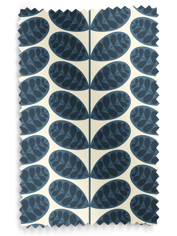 Orla Kiely Whale Blue Botanica Stem Made to Measure Roller Blinds - Image 6 of 6