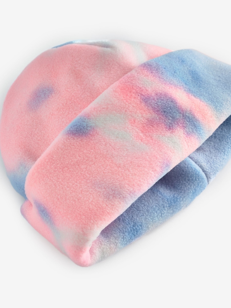 Multi Tie Dye Fleece Hat (3mths-16yrs) - Image 2 of 2