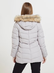 Mountain Warehouse Cream Womens Isla II Water Resistant Down Jacket - Image 2 of 5