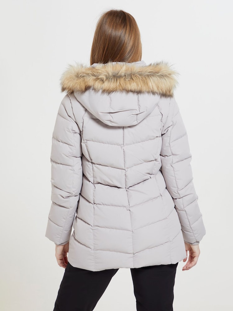 Mountain Warehouse Cream Womens Isla II Water Resistant Down Jacket - Image 2 of 5