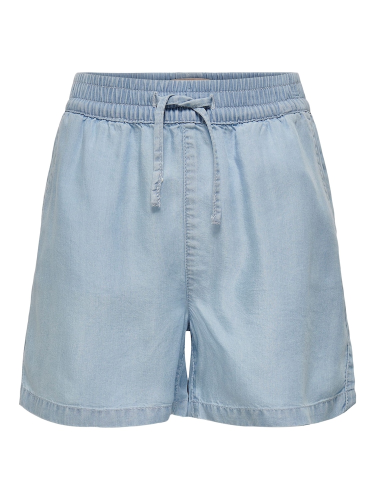 ONLY KIDS Blue Tencel Denim Shorts - Image 2 of 3
