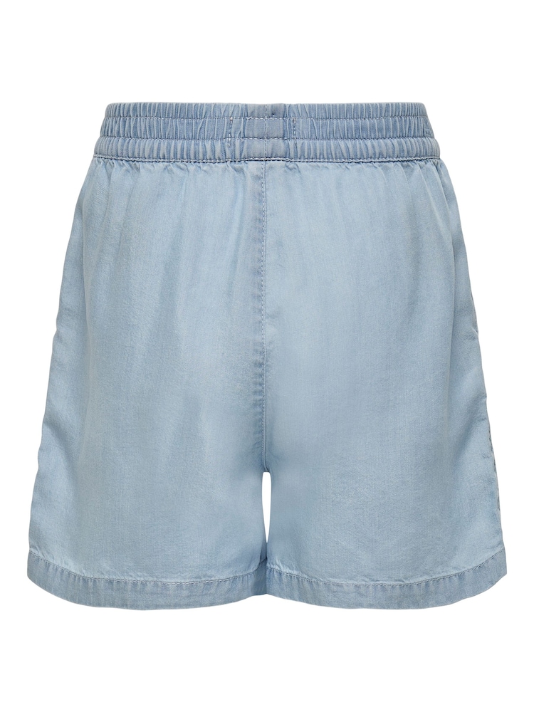ONLY KIDS Blue Tencel Denim Shorts - Image 3 of 3