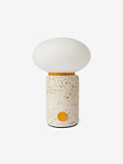 MADE.COM Yellow Mirissa Terazzo USB Wireless Table Lamp - Image 5 of 6