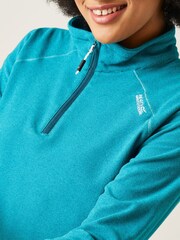 Regatta Aqua Blue Womens Montes Half Zip Fleece - Image 4 of 7