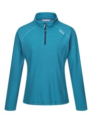 Regatta Aqua Blue Womens Montes Half Zip Fleece - Image 5 of 7