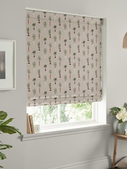 Sophie Allport Grey Homegrown Made to Measure 100% Cotton Roman Blinds - Image 5 of 6