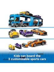 LEGO City Car Transporter Truck with Sports Cars - Image 5 of 9