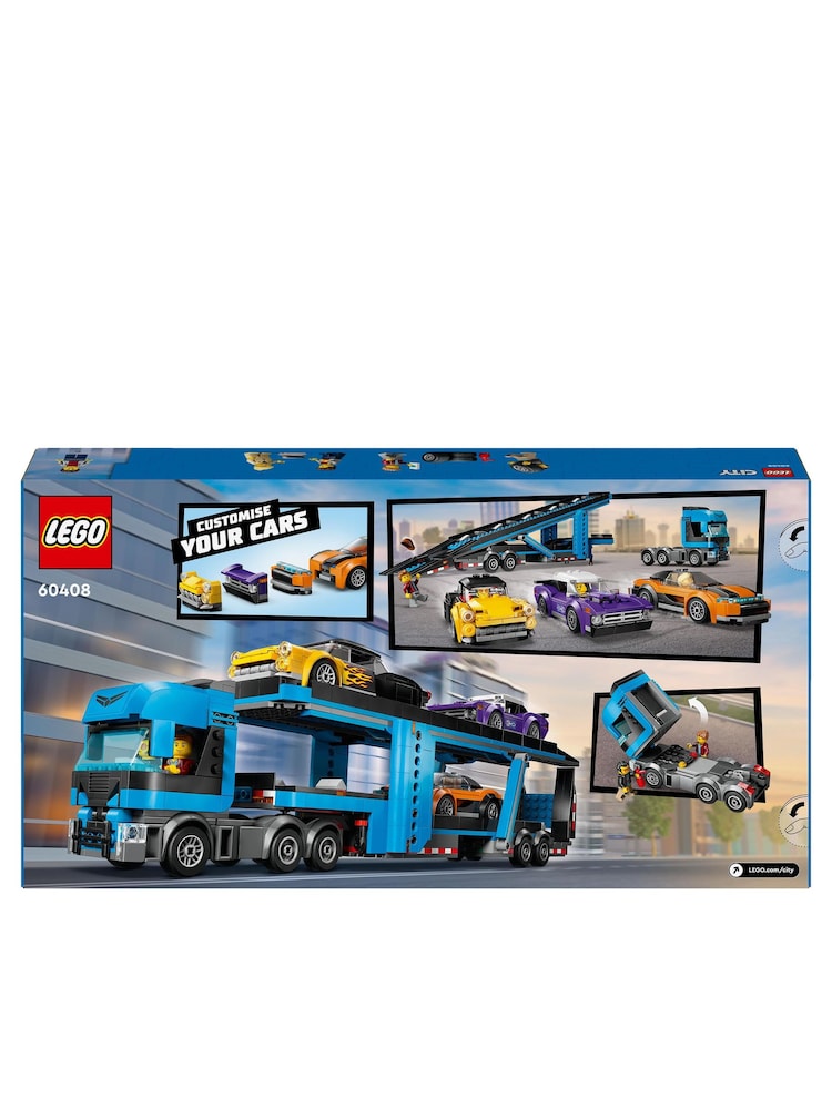 LEGO City Car Transporter Truck with Sports Cars - Image 9 of 9