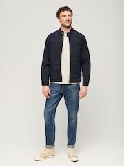Superdry Blue Classic Harrington Jacket - Image 3 of 9