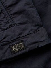 Superdry Blue Classic Harrington Jacket - Image 9 of 9