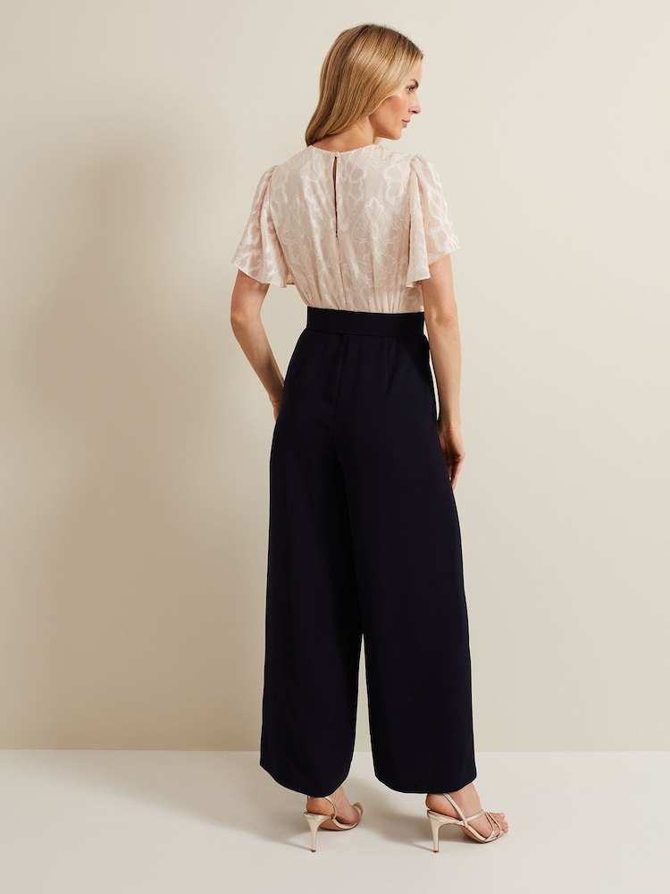 Phase Eight Black Burnout Carolyn Jumpsuit - Image 2 of 6