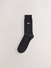 Black Cars Fun Embroidered Socks 5 Pack - Image 3 of 8