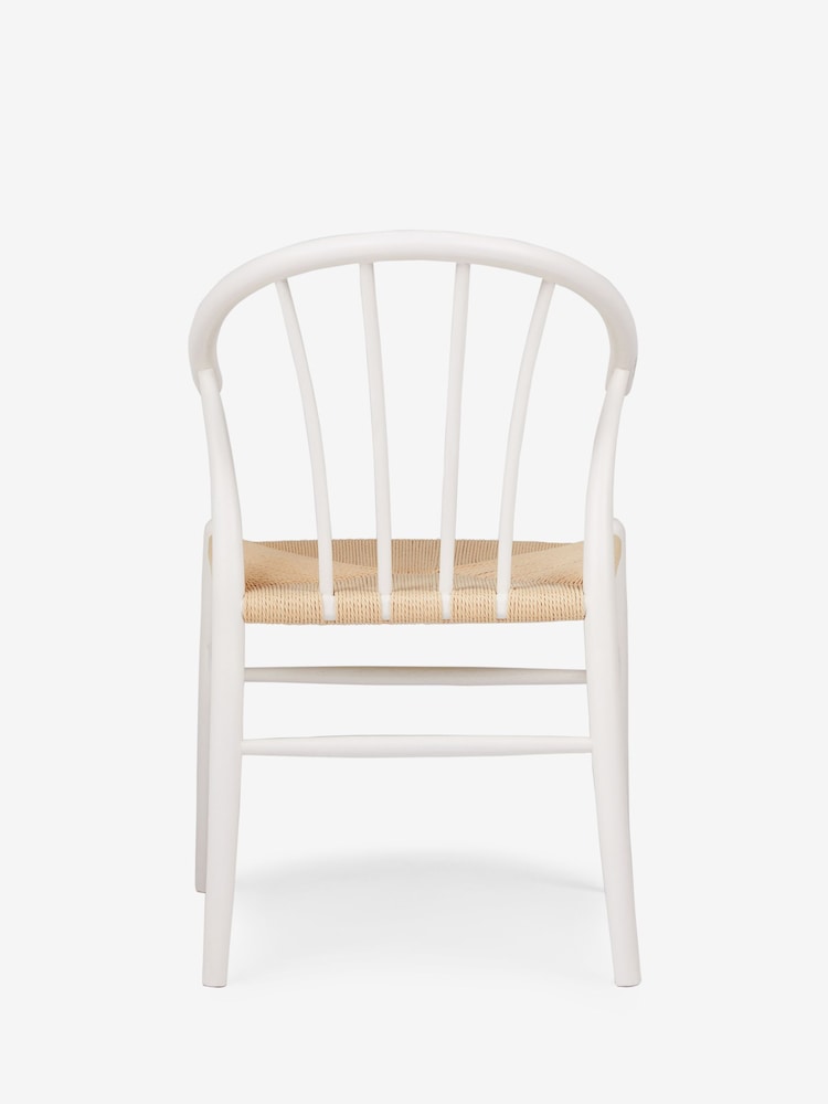 Jasper Conran London Set of 2 White Bray Dining Chairs - Image 7 of 7 Jasper Conran London Set of 2 White Bray Dining Chairs - Image 7 of 7