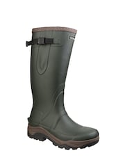 Cotswolds Green Compass Neoprene Rubber Wellingtons Boots - Image 3 of 5