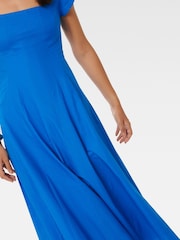 Forever New Blue Raleigh Cap Sleeves Midi Dress - Image 2 of 4
