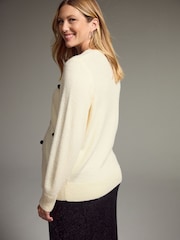 White Maternity Christmas Jumper - Image 4 of 9