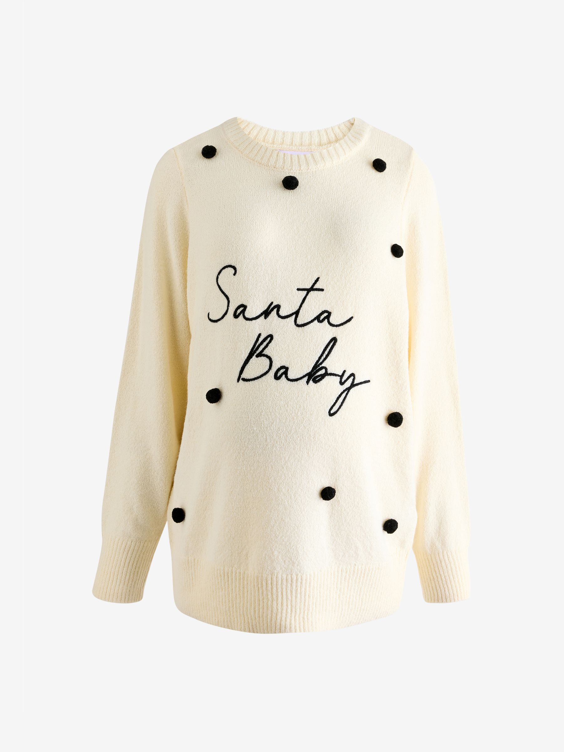 White maternity jumper on sale