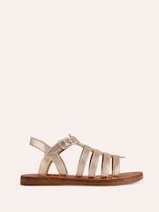 Boden Gold Strappy Sandals - Image 1 of 1
