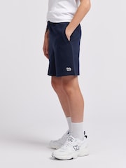 Lee Blue Dark Boys 100% Cotton Badge Shorts - Image 3 of 6
