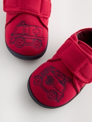 Red Transport Touch Fastening Cupsole Slippers - Image 5 of 6