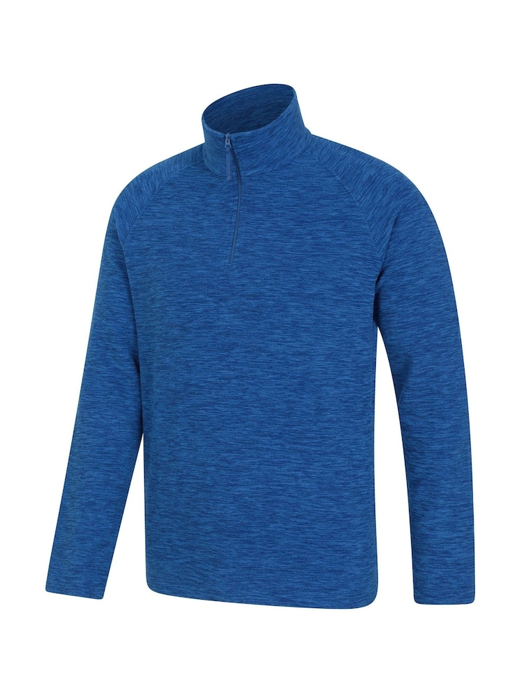 Mountain Warehouse Light Blue Mens Snowdon Micro Fleece - Image 4 of 4 Mountain Warehouse Light Blue Mens Snowdon Micro Fleece - Image 4 of 4